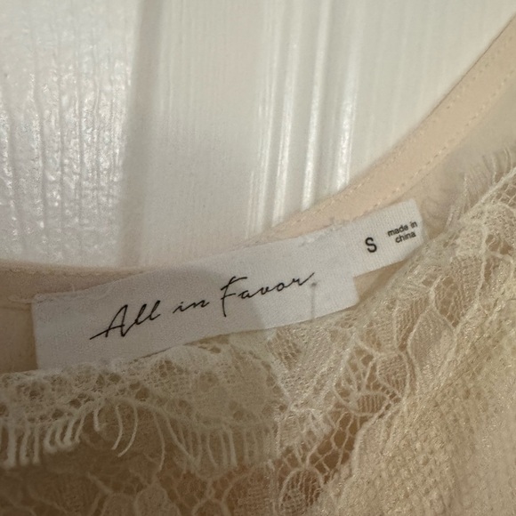 Lace & Satin Camisole by All In Favour - Picture 4 of 4